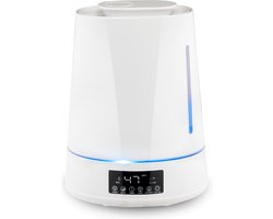 Grundig Luchtbevochtiger - Diffuser Aromatherapie - Humidifier met Hygrometer en Timer - Lucht Bevochtiger Slaapkamer met Inhoud 4L - Luchtbevochtigers tot 30m2 - Wit