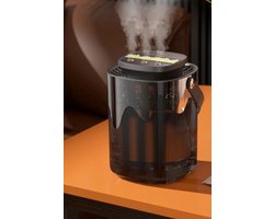 Luchtbevochtiger - Aroma Diffuser - Aroma Diffuser Luchtbevochtiger - Nachtlampje - Stille Werking - 2 Modi - USB - 3L - Zwart