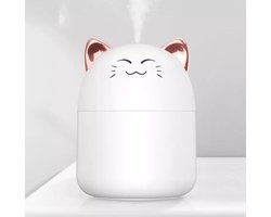 Luchtbevochtiger - Aroma Diffuser - Kleurrijk Sfeerlicht - Kat Desktop Luchtbevochtiger - Humidifier