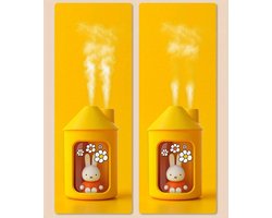 Miffy - Baby Humidifier - Nijntje - BE MIST - Luchtbevochtiger - Kinderkamer - Babykamer - 450 ML - Nachtlampje - Spray - Mist - GEEL