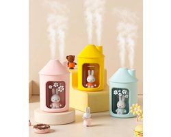 Miffy - Baby Humidifier - Nijntje - BE MIST - Luchtbevochtiger - Kinderkamer - Babykamer - 450 ML - Nachtlampje - Spray - Mist - ROZE