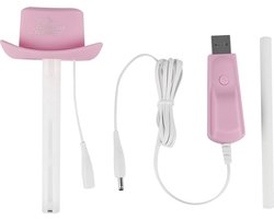 Mini USB draagbare luchtbevochtiger - Ultrasone luchtreiniger - Mistmaker - Diffuser voor etherische olie - Roze