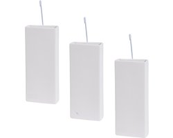 Pakket van 3x stuks witte radiators bak luchtbevochtiger / waterverdampers 20 cm - Waterverdampers voor de verwarming - Luchtvochtigheid verhogen