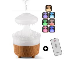 Regendruppel Humidifier 2024 - Rain Cloud - Mushroom lamp - Paddenstoel luchtbevochtiger - Paddestoel - Geluid