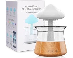 Regendruppel Humidifier | Wolk Luchtbevochtiger 2023 | Regenwolk luchtbevochtiger | Druppel Humidifier | Regen geluid