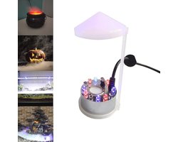 Ultrasone Mistmachine voor Halloween Decoratie - Mini Vernevelaar met 12 LED's