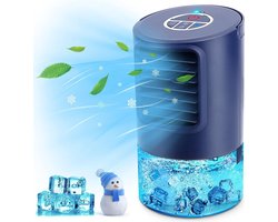 4-in-1 Mini Air Cooler with Humidifier for Silent Home Cooling