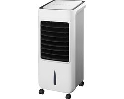 80W Mobile Air Cooler with Remote Control 3 Speed, Air Purifier and Timer - 8 Litres Capacity