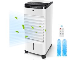 Aigostar Mobiele Airco - Aircooler - Luchtkoeler met koelelement - met afstandsbediening - Wit