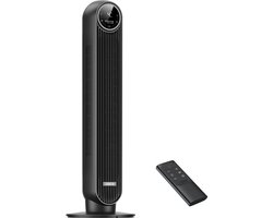 Airconditioning - Airco - Tower Fan met afstandsbediening, 7.3m/s Speed Quiet Cooling Fan, 90° Oscillating Fan met 4 snelheden, 4 modi, 8 uur timer, Stand Fans, Zwart.