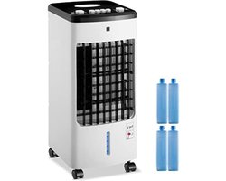 Airconditioning zonder afvoerslang - Airconditioning mobiele stil - Aircooler met koelelementen - Aircooler zonder afvoerslang - ‎22,5 x 25 x 56 cm - 3,9 kg - 220-240 V - 3,5 l, Wit