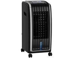 Airconditioning zonder afvoerslang - Airconditioning mobiele stil - Aircooler met koelelementen - Aircooler zonder afvoerslang - ‎34 x 28,5 x 70 cm - 7,5 kg - 220-240 V - 5 liter, Zwart