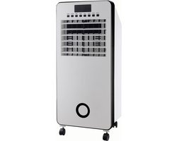 Aircooler CoolWave-50 - 120 Watt - 12 Liter inhoud - 3 standen - met Afstandsbediening - met 2 Koelelementen - met Timer - 809 BTU