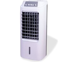 ATTREZZO® aircooler - inhoud 6 Liter - Luchtkoeler - met Waterreservoir - geen afvoerslang nodig