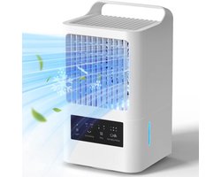 Compacte Mobiele Airco Zonder Afvoer - met LED-Scherm - Mobiele Airco Zonder Slang - Mobiele Airco Voor Slaapkamer – Wit