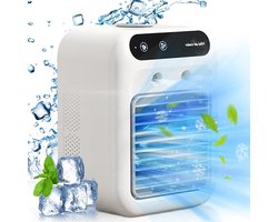 Draagbare luchtkoeler - Mini airconditioner USB ventilator voor slaapkamer