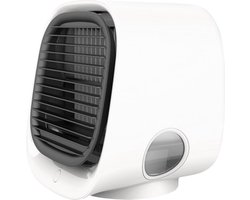 DrPhone AirX8 Office Mini Luchtverkoeler - Aircooler - Luchtzuivering - Wind Aanpassing - Koelventilator - Geschikt voor op kantoor (bureau) – Wit