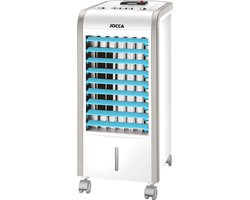 FIBILA Eco Airconditioner - Aircooler - Air Conditioner - R - Koelsysteem & Muggenafweer - Milieuvriendelijk - Stil & Compact Design - Wit Blauw