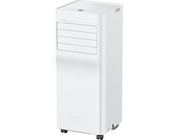 Goodivery - Luchtkoeler/airco zonder afvoerslang - Mobiele airconditioner - Airconditioning met afvoerslang - Ventileren en ontvochtigen - Wit - 36D x 89W x 33H