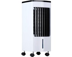 Lifetime Air Aircooler met Koelelementen - Ventilator, Luchtbevochtiger en Luchtkoeler - Mobiele Airco zonder Slang - Air Cooler 55dB - Afstandsbediening en Timer - Watertank 4L - 22 x 24 x 53,5 cm