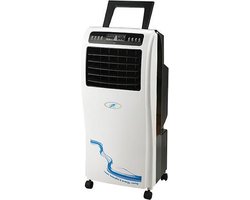 Luchtkoeler - Air Cooler - Luchtbevochtiger - Afstandsbediening - Timer - 7 Liter - Wit/Matzwart