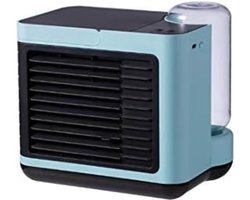 Luchtkoelers met water - Aircooler met water - Aircooler met koelelementen - 2000mAh - Licht staalblauw