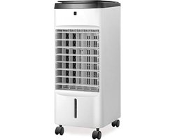 Luchtkoelers met water - Aircooler met water - Aircooler met koelelementen - 22,7 x 26,8 x 56 cm - 4,1 kg - Elo touch - Wit