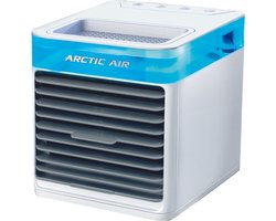 Mini Airco - Luchtverfrisser - Aircooler - Arctic Air Pure Chill - 3-in-1 Luchtkoeler - Portable Air-Cooler - 7 verschillende LED sfeerlichten - Water-Verkoeling - 3 snelheden