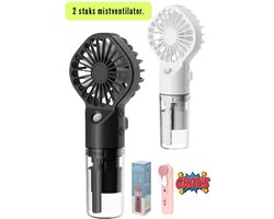 Mistventilator -3 Delige -Draagbare -Oplaadbaar