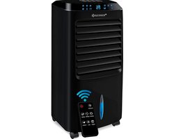 Mobiele Airco Zonder Afvoer - Mobiele Aircooler met Afstandsbediening - Mobiele Airco voor Slaapkamer met Timer - Zwart Ventilator