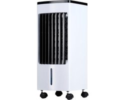 Mobiele Airco Zonder Afvoerslang – Met Timer - Mobiele Airco Op Wieltjes - Voor Slaapkamer Zonder Slang – Mini Airco - Ventilator - Airconditioning – Ventilator – Aircooler Met 4 Liter Water Tank - 22 x 24 x 53.5 cm