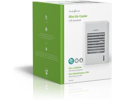 Nedis Mobiele Aircooler - USB Gevoed - 3 Ventilatorsnelheden - 0.3 l