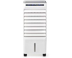 Nedis SmartLife Mobiele Aircooler - Watertankcapaciteit: 5 l - 3 Snelheden - 215 m³/h - Zwenkfunctie - Afstandsbediening - Uitschakeltimer - Ioniserende functie