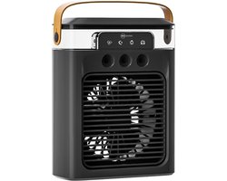 SEZGoods Mini Draagbare Air Conditioner - Verkoeld, Bevochtigd en Zuivert - 600ML Airconditioner - Draagbare kleine Airco met Afstandsbediening - Luchtkoeler - Met Aroma Diffuser en LED verlichting