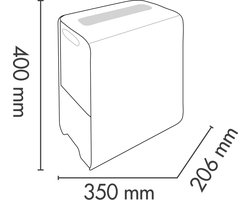 Argoclima Dry Pury 17 - Luchtontvochtiger - 70 m2 - 41 dB - Wit