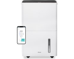 Duux Bora Smart Luchtontvochtiger - Ontvochtigt 20L/dag - 4 Liter Watertank - Dehumidifier met Hygrostaat - Droogmodus voor wasgoed