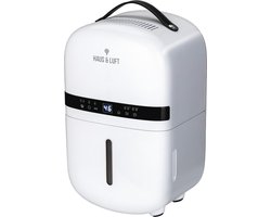 Haus & Luft - Luchtontvochtiger en Luchtreiniger - 5 liter/dag - SMART-functie - Watertank 1,7L - Stil - 250W - Wit