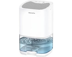 Instinct® Draagbare Ontvochtiger – 1000 ml Watertank, Compact en Efficiënt voor Thuis, Badkamer en Kelder - wit