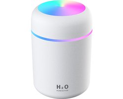 Luchtbevochtiger 300 ml – Mini USB Humidifier en Diffuser met Bevochtigen en Verfrissende Mist voor Kamer, Huis, Auto en Slaapkamer – Aroma Diffuser voor Hydratatie en Luchtverfrissing