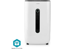 Nedis SmartLife Luchtontvochtiger - Wi-Fi - 20 l/Dag - Ontvochtiging / Continu / Was drogen / Ventilatie - Android / IOS - Regelbare hygrostaat - 195 m³/h