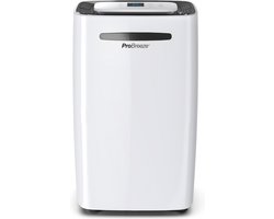 Pro Breeze 20L/dag Luchtontvochtiger – Digitale Vochtigheidsweergave, Slaapmodus, Wasdroogfunctie, incl. Continue Afvoerslang, en 24-uurs timer - 5.5L Tank Verwijderd Schimmel, Damp en Vocht - Dehumidifier voor Thuis, Garage en Kelder