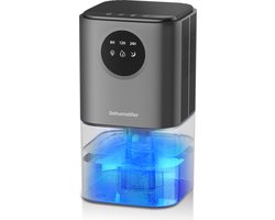 Pumpify Luchtontvochtiger – 1.7 Liter Tank – Extreem stil – Dehumidifier Geschikt voor Huis / Slaapkamer / Kantoor / Kelder – Ontvochtigt 350 mL Per Dag – Zwart