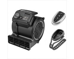 Vacmaster Fitness Fan 124W - Air Mover - Ventilator - Vloer Ventilator - Tafel Ventilator - Cardio - Fiets Ventilator - Loopband Ventilator