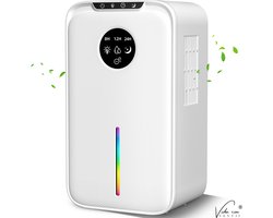 Vida con Ventji® - Luchtontvochtiger - Dehumidifier - Luchtreiniger - Luchtzuiveraar - Wasgoed droogt sneller - Ontvochtigt 1200 ML per dag - Inclusief afvoerslang - Nieuwste model