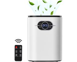 Vida con Ventji® - Luchtontvochtiger - Dehumidifier - Luchtreiniger - Luchtzuiveraar - Wasgoed droogt sneller - Ontvochtigt 600ML per dag - Inclusief afvoerslang - Nieuwste model