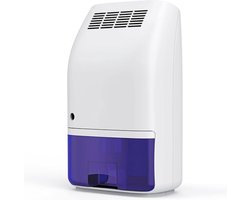 Vochtvreter Elektrisch - Deshumidificateur - Luchtontvochtiger - Dehumidifier - Ontvochtiger - Luchtreiniger Kelder - Voor in Huis - Slaapkamer & Badkamer - 700ML - Wit