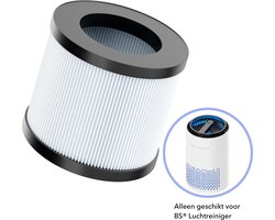 Alleen geschikt voor BS® Luchtreiniger - HEPA 13 Luchtfilter - 99% effectief tegen huisstofmijt, hooikoorts, allergie, stof - 3 Laags Air Purifier filter - Koolstoffilter