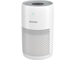 Auronic Luchtreiniger Compact - 30 m² - Met HEPA 13-filter - 150 m³/u - Koolstoffilter - 3 Standen - Air Purifier - Wit