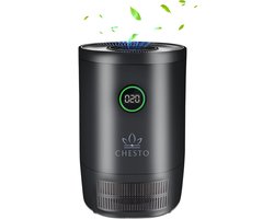 Chesto Luchtreiniger / Air purifier met HEPA-13 & Koolstoffilter - CADR 220 m³/h - Bestrijdt Bacteriën & Allergieën - 4 Standen