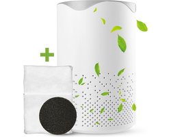 Luchtreiniger - Air Purifier - Mini Luchtreiniger met Ionisator / Actieve Koolstof - Vervangbaar HEPA Filter - UV lamp